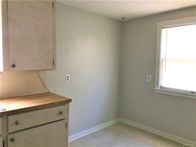 The eat in kitchen has room for a good size table 