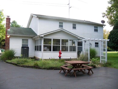 Rear of house