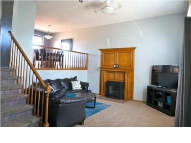 Great open feeling in this living room