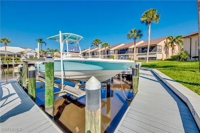 Dock area with extra slip.