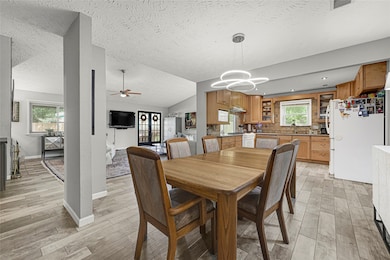 Dining area with easy access to kitchen.
