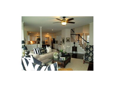 Hearth Family Room Open to Kitchen For Great Enter