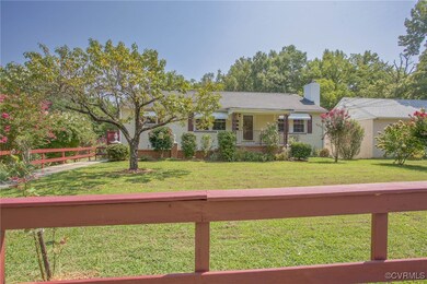 View of front of home with a front yard