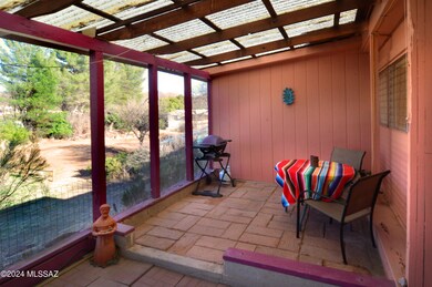 Entrance patio
