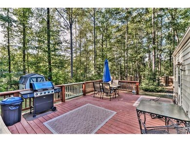 Large private yard with storage shed