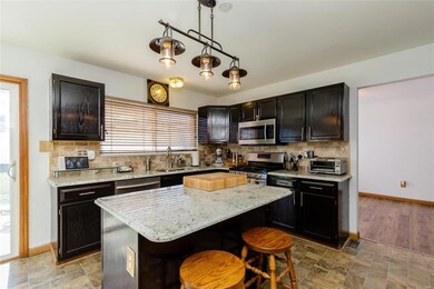 Kitchen with Granite Countertops