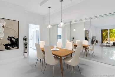 Virtually staged living room