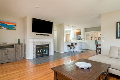 Custom mantel around the fireplace!