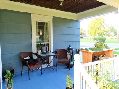 Apartment A has a wonderful little porch.