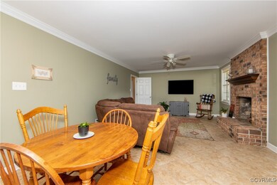 View from Kitchen Looking Toward Family Room