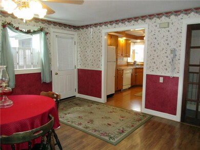 Kitchen opens out to the dining room
