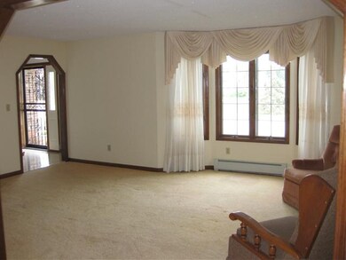 Living Room Living Room with Bay window