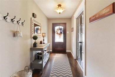 Entrance into a lovely foyer