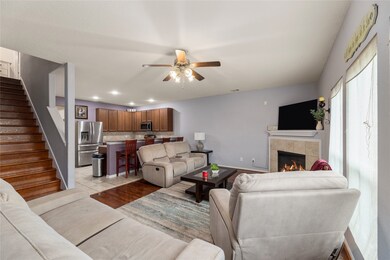 Full living room/ kitchen