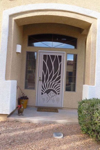 Decorative iron security screen