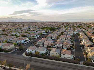Aerial view with a residential view and a mountain