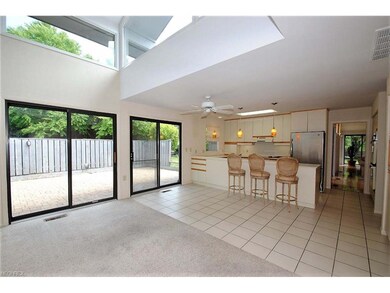 Kitchen and morning room step out to a private cou