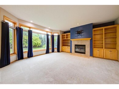 Spacious family room with beautiful natural lighti