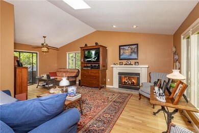 Great room, fresh paint, and smooth vaulted ceilin