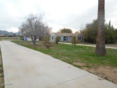 Driveway to home