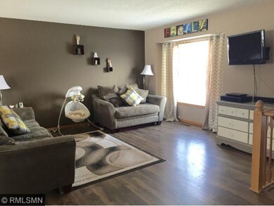 Very spacious open living room.