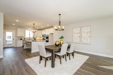 Dining Room open to Kitchen and Great Room