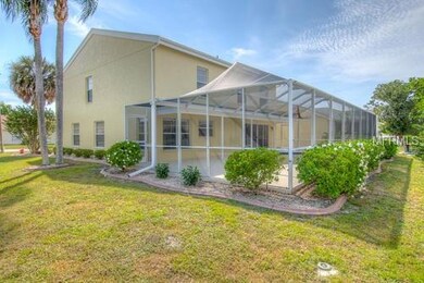 Back view of landscaping & pool