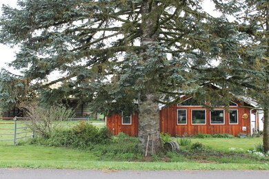 Front of house-arena on left