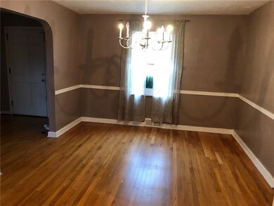 Very spacious dining room and gorgeous hardwood fl