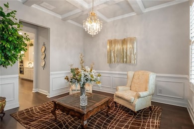 set up as a sitting room