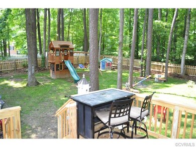 Large & Fun fenced Back yard with lots of room to 