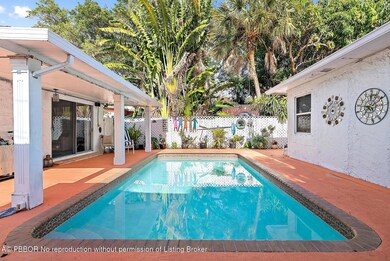 Private pool area