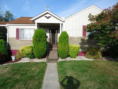 Exterior Front. Level lot