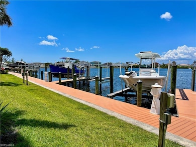 Access from the back of the home to the docks