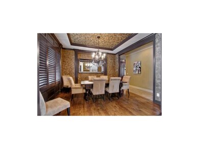 Formal Dining Room with Elegant Lighting and custo