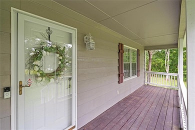 View of wooden porch