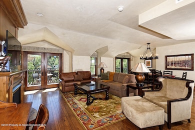 Living Room with High Ceilings