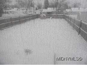 Large private fenced yard