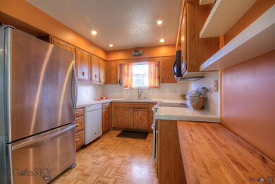 Newer fridge and extra counter space