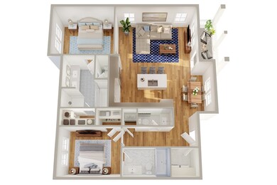 The Sailfish is an open, bright and airy two-bedro