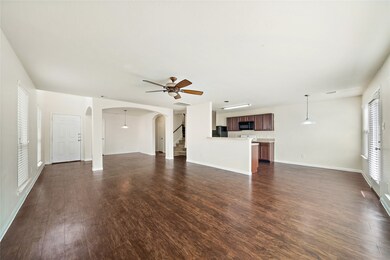 Open concept living/dining/kitchen