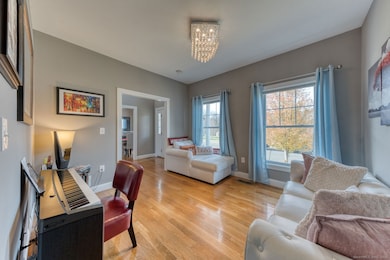 Currently used as a formal living room, this transitional space can easily be converted to a home office or 1st floor bedroom/guest room when needed.