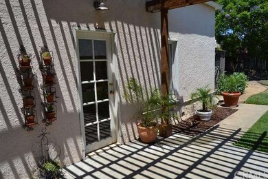 Side door into garage