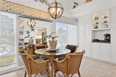 Dining area with breakfast bar and plenty of cabin