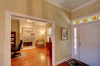 View of the formal living room/office from the fro
