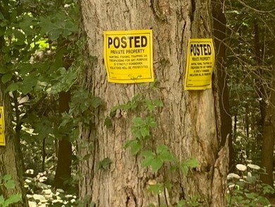 Property is posted