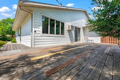 Wrap around wood deck