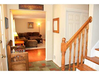 Foyer Foyer/Entry with Slate Flooring * View to Li
