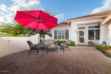Private front courtyard
