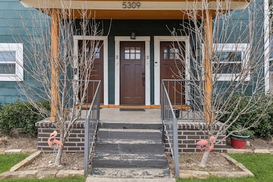 Doorway to property with a porch